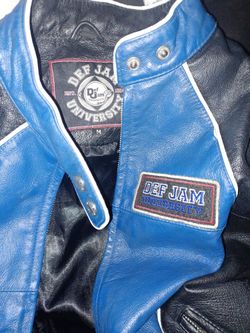 Def JAM leather JACKET SIZE M