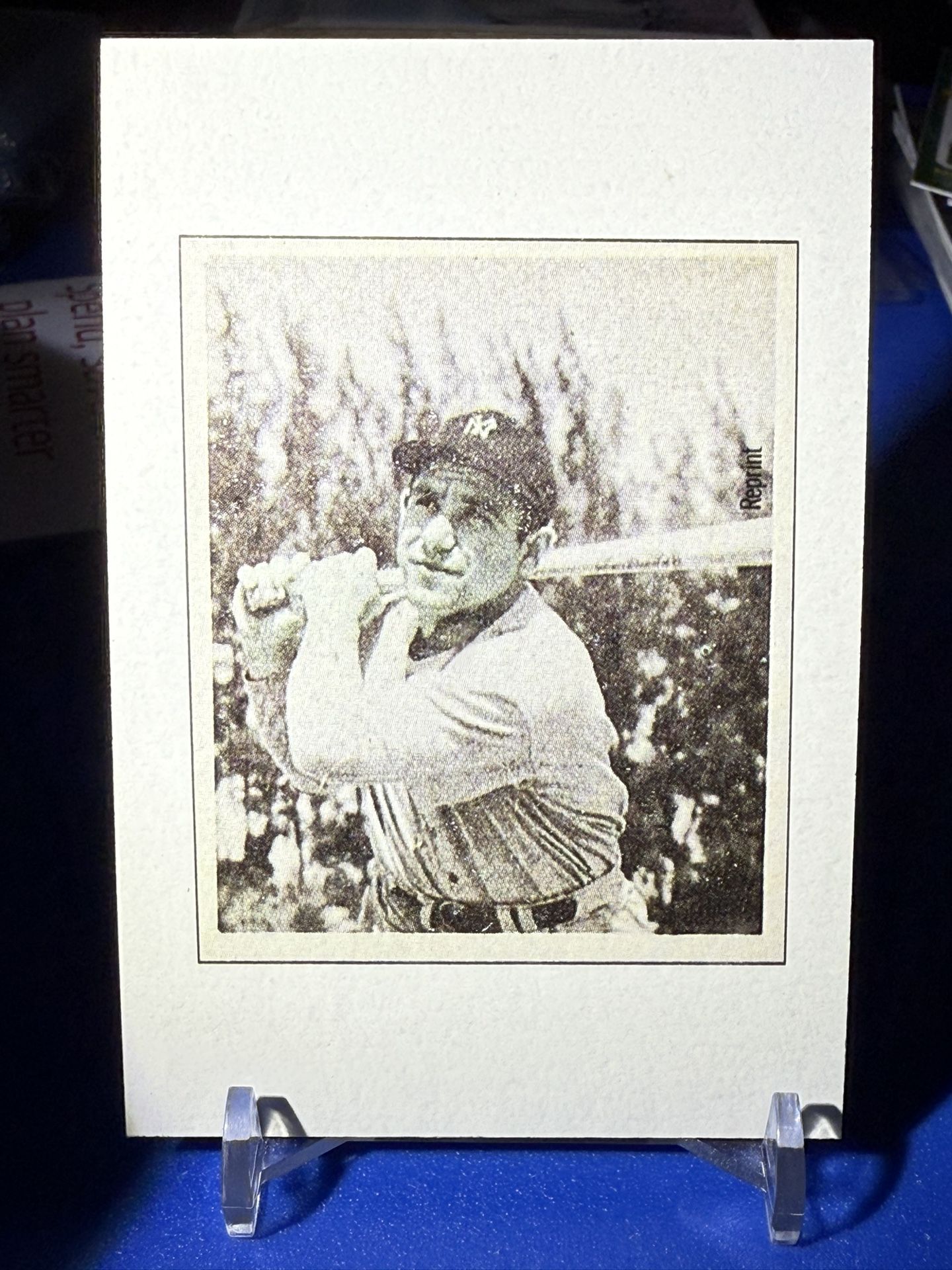 Yogi berra 1989 Bowman Sweepstakes Card Vintage Jumbo Card Licensed Reprint