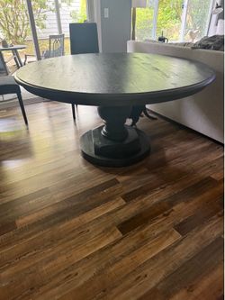 Pottery Barn Nolan round table.