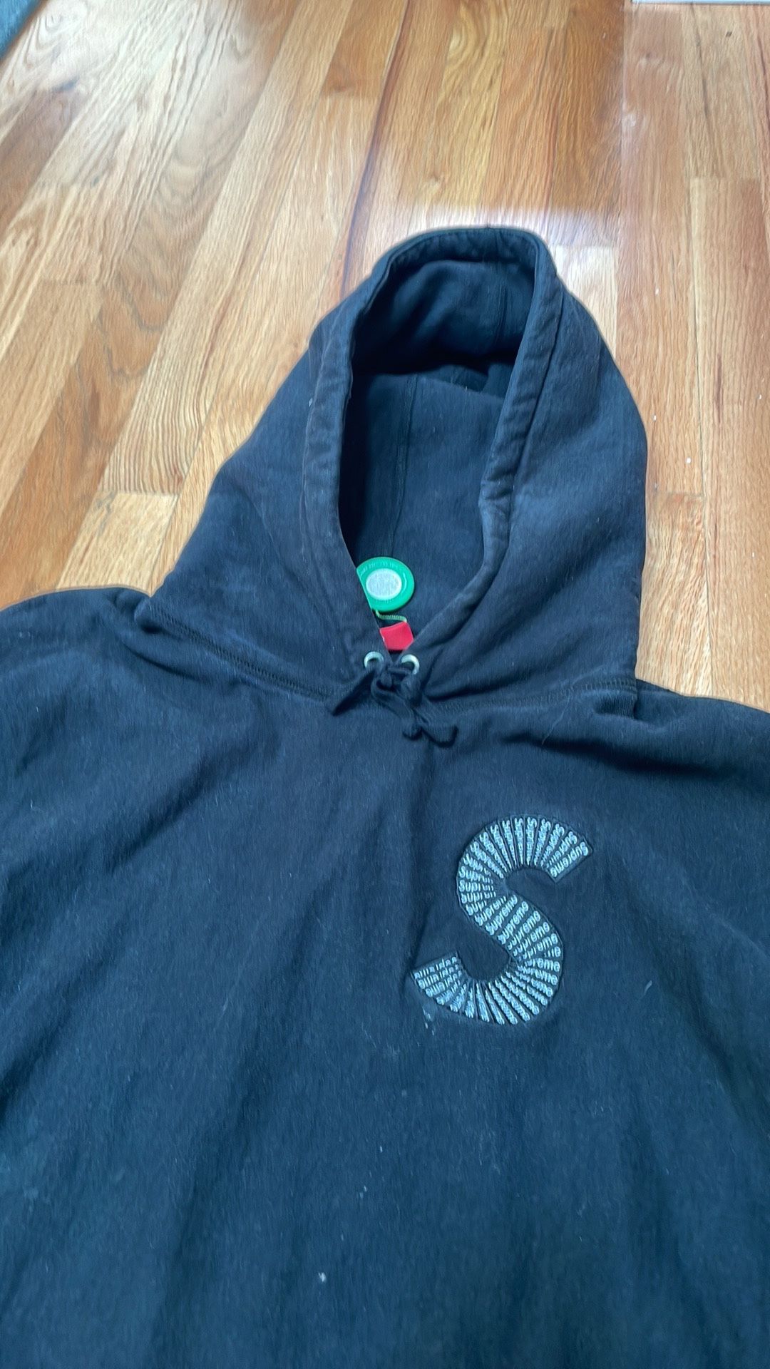 Supreme S Logo (Mini Supremes) Hooded Sweatshirt + StockX Verified Authentic Tag