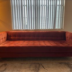 Modern Living Spaces, Tate IV, Superb Rust, 92' Sofa