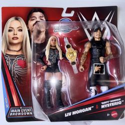 MATTEL WWE LIV MORGAN AND DIRTY DOMINK MYSTERIO