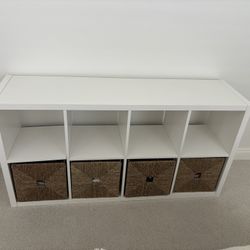 IKEA Storage shelf Unit With Baskets 
