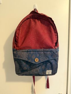 Herschel Plus Series Burgundy/Teal Padded Backpack