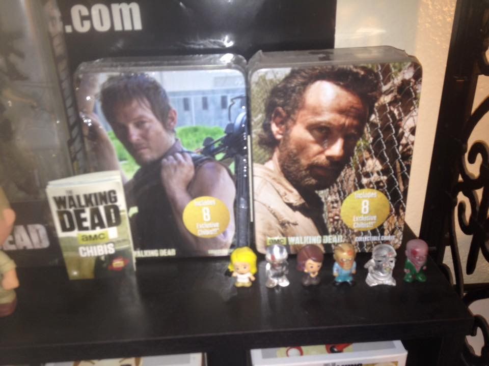 The Walking Dead CHIBIS (2 sealed tins #1 & #2, and 6 open