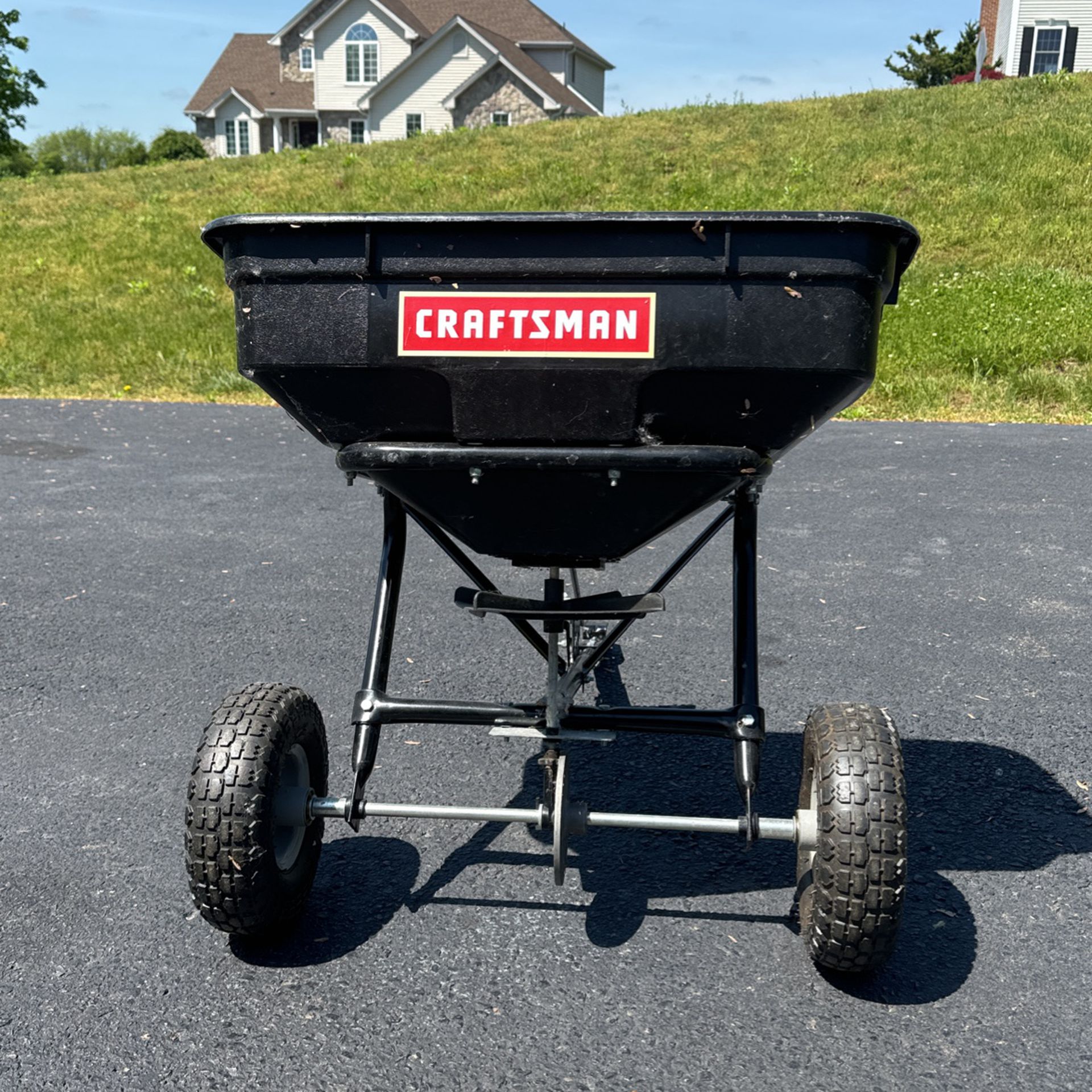 Craftsman Pull Behind Spreader For Lawn Mower
