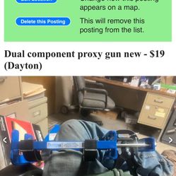 Dual component proxy gun