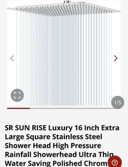 Rainfall Shower Head