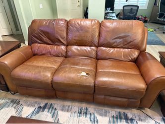 Leather couch