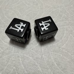 LA Dodgers Air Valve Caps