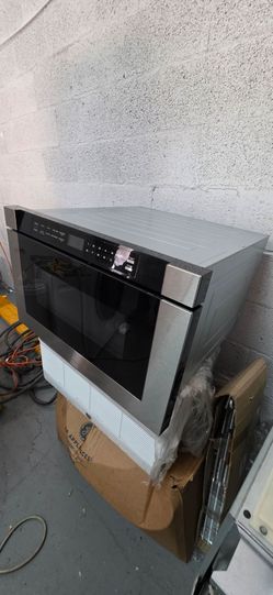 NEW FORNO 24 INCHES DRAWER MICROWAVE BUILT IN STAINLESS STEEL
