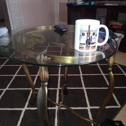 Glass. Coffee. Table And. Night. Too. Night. Stand