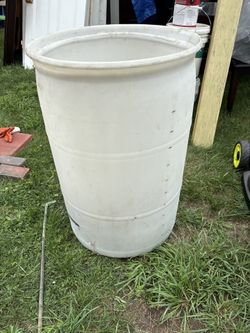 White Plastic Water Bin