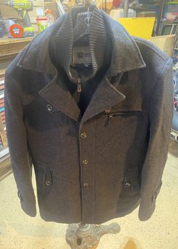 Mens Tweed Wool Coat