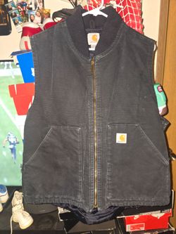 Carhartt vest blk size large