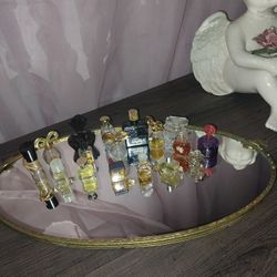  MINIATURE VINTAGE PERFUME BOTTLES