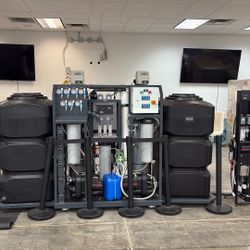 Commercial Alkaline/Deionized Water Treatment System- Brio SMRO2440 Skid-Mounted Commercial RO System 