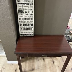 Vintage Wood Table/Console/Desk - $60 (obo)