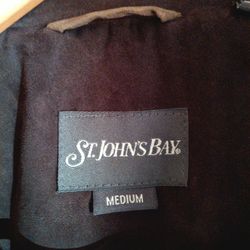 St. Johns Bay Size Medium Leather Jacket