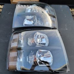 07-13 Chevy Silverado Headlights Luces Micas Calaveras Faros Faroles