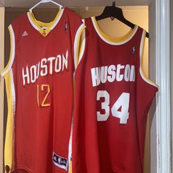 Rockets Jersey  Both For $80 Real Good Price