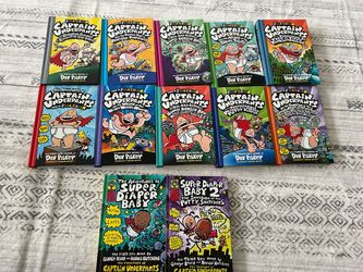 Captain Underpants 10 books & spinoffs