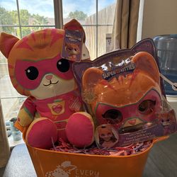 Super kitties Easter Basket