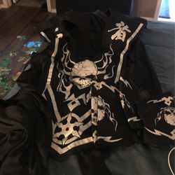 Size 6 Skull Ninja Halloween costume