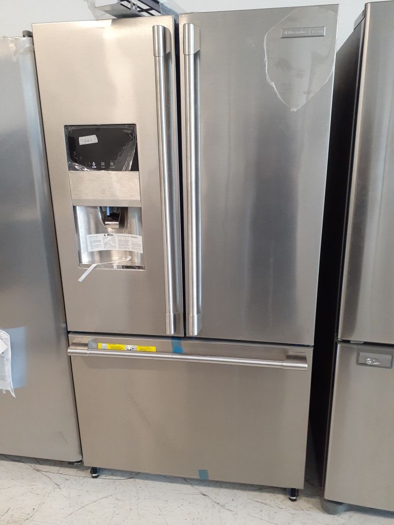 Electrolux stainless steel French door refrigerator new with 6 months warranty