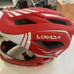 Lixada Detachable Kids Full Face Helmet Breathable Children Bike Helmet K2U4.