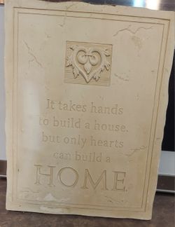 Decorative Home Plaque. 5.00