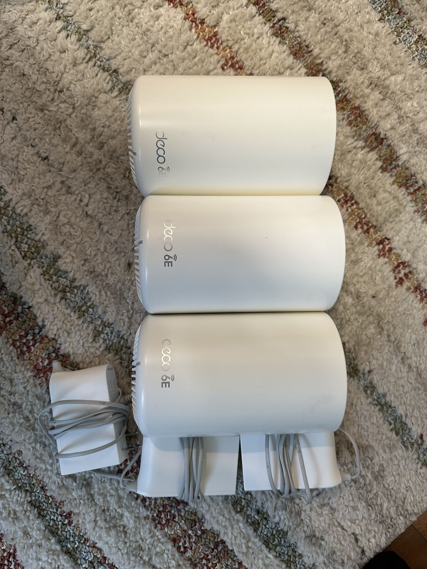 Deco Mesh Routers (qty 3) Wifi 6E