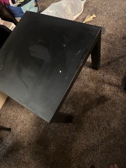 Black table