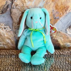 1996 TY Beanie Hippity Rabbit, Vintage Beanie Baby