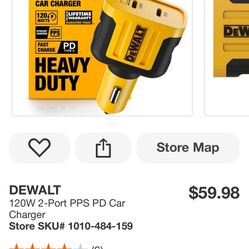 Dewalt Fast Car Charger Port
