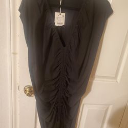 Brand New Cute Ladies Black Dress Size Small Made By Zara 