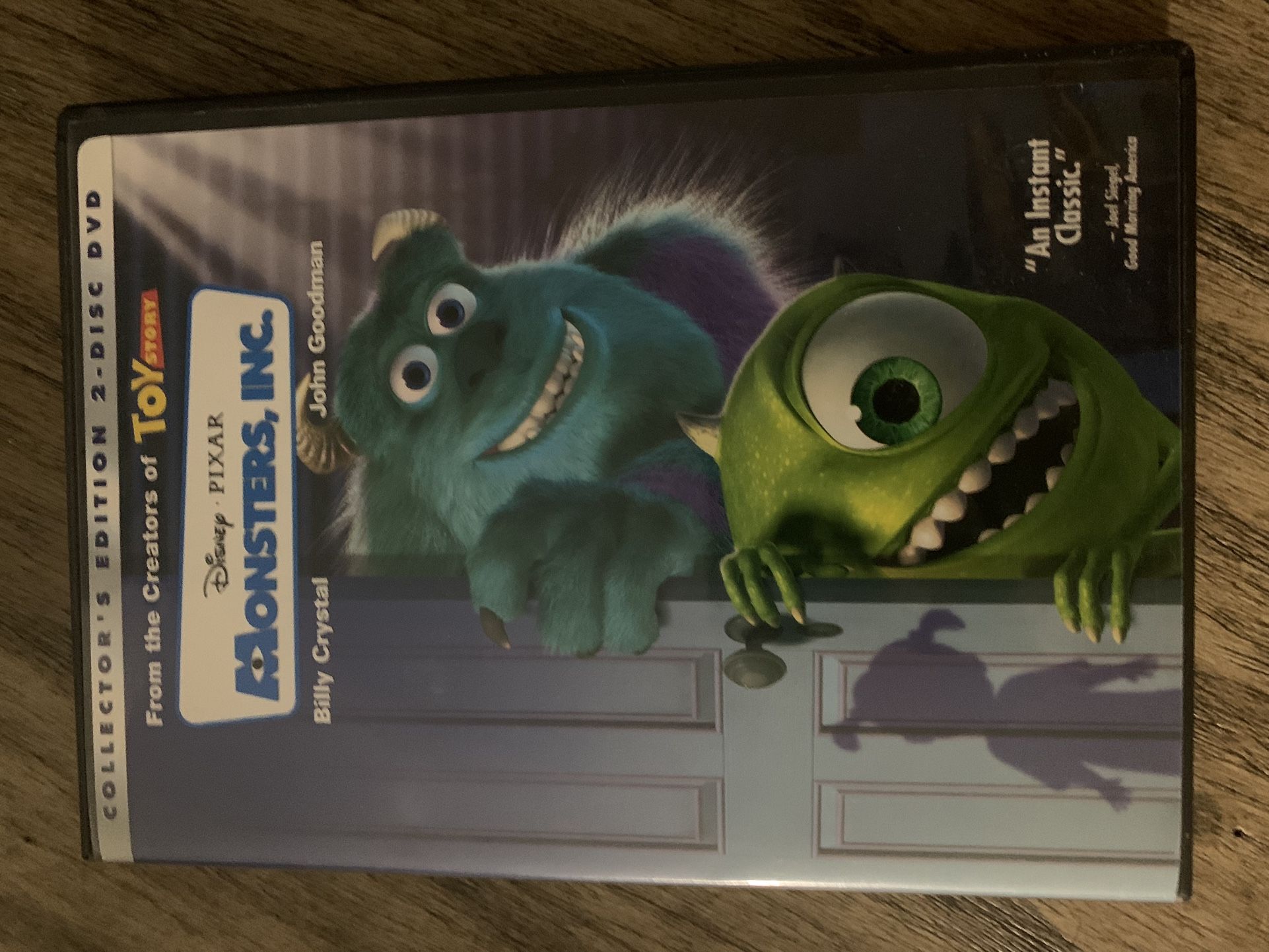 Monsters Inc Collectors Edition 2 disk DVD