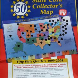 50 State Coin Collector's Quarters Map 1(contact info removed)