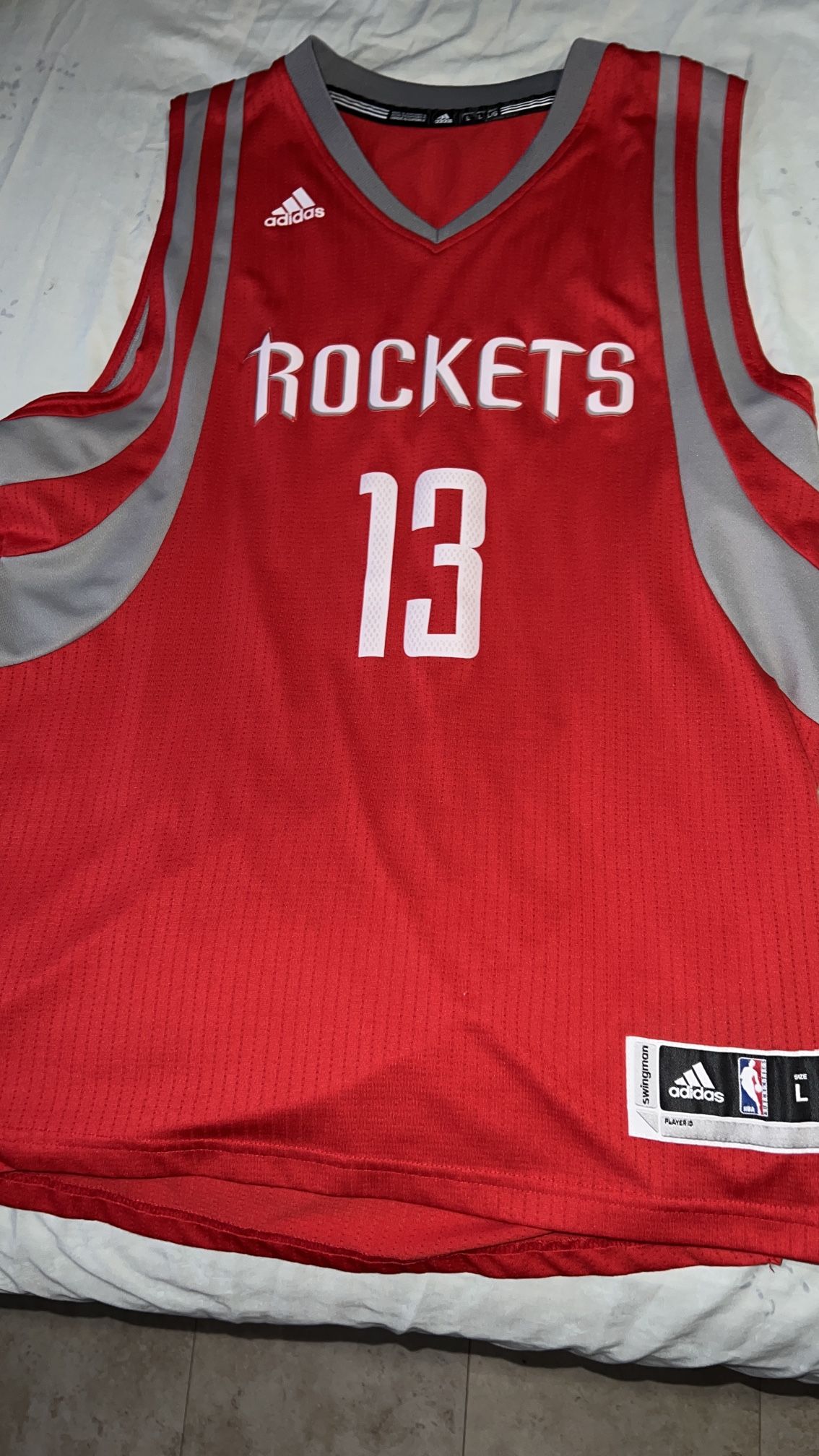 James Harden Adidas Jersey (Size: Large - Talla: Large)