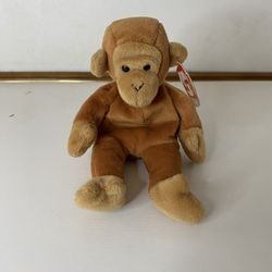 Ty Beanie Baby - BONGO the Monkey 8.5" Plush Stuffed Animal Toy