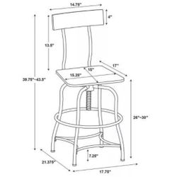 Free Delivery Two Matching  Cast Iron N Wooden Oak Stools 