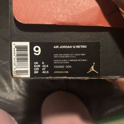 Air Jordan Wolf Grey 12