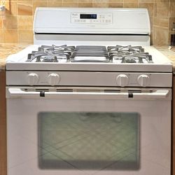 WHIRLPOOL White  Gas Range
