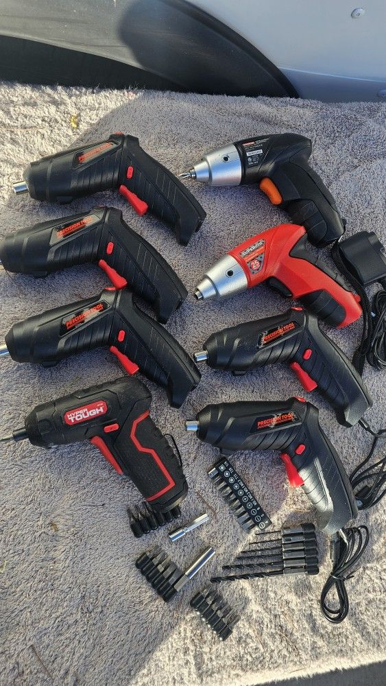 power tools (everything you see is included) all have chargers, most use the same chargers $40