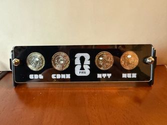 Banco de México 20 Pesos Copa Mundial de la FIFA 2026 4 Coin Set & Acrylic Case