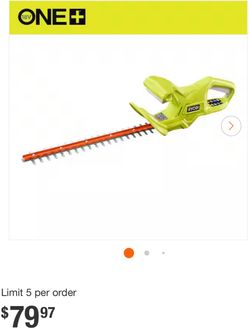 ONE+ 18V 18 in. Cordless Battery Hedge Trimmer (Tool Only
