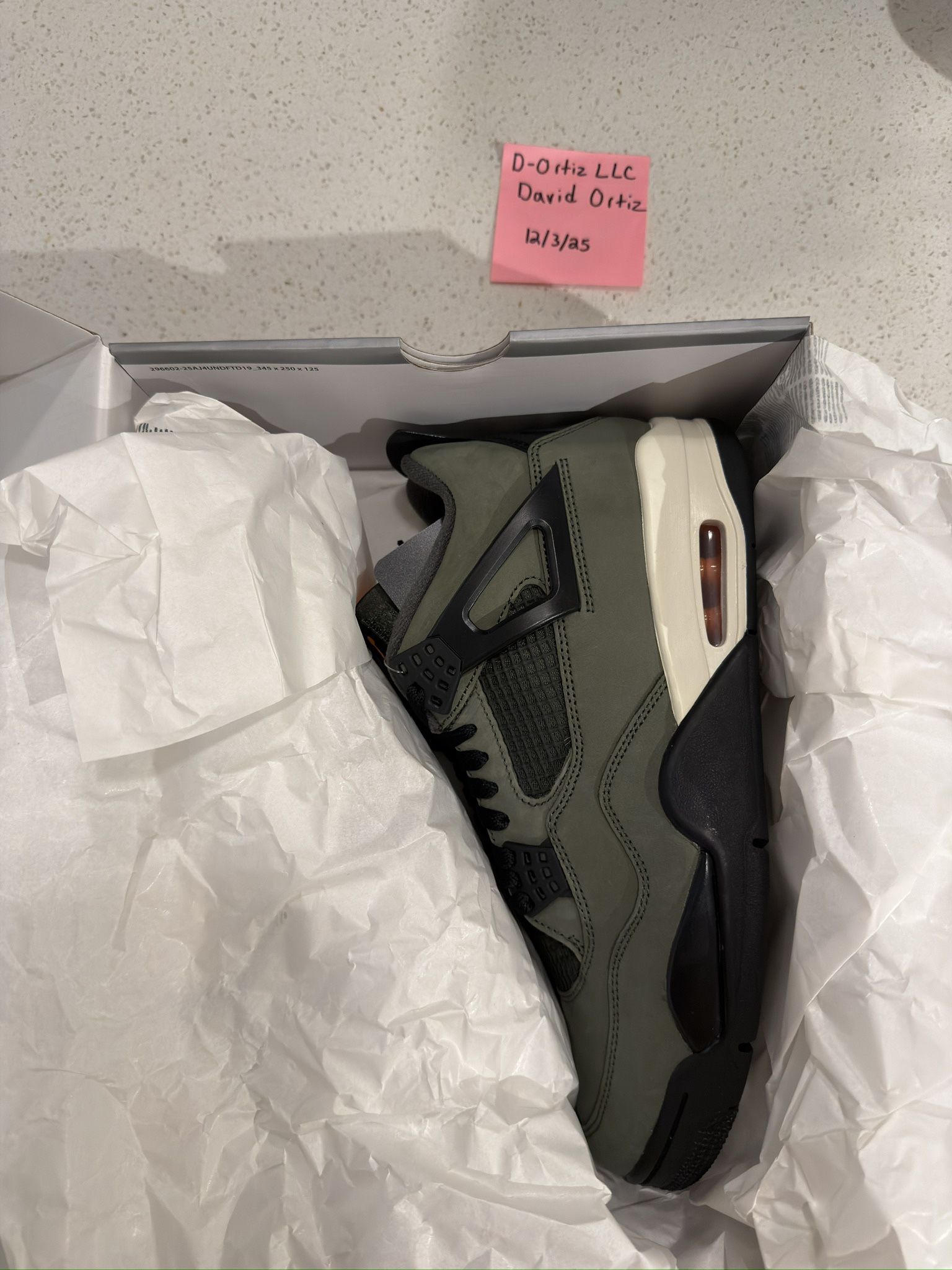 Jordan 4 Retro OG SP Undefeated (2025) Size 11