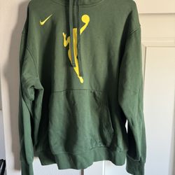 WNBA Nike Hoodie, Green/Yellow Size L