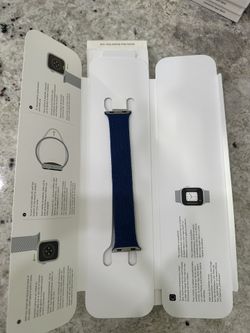 Genuine Apple Watch Braided Loop 40mm Atlantic Blue Size 8 2020