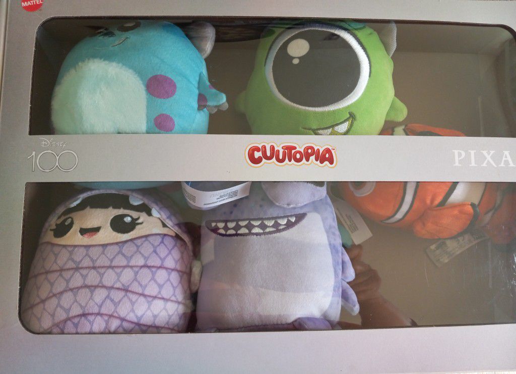 Disney Cuutopia Pixar Plushes By Mattel 